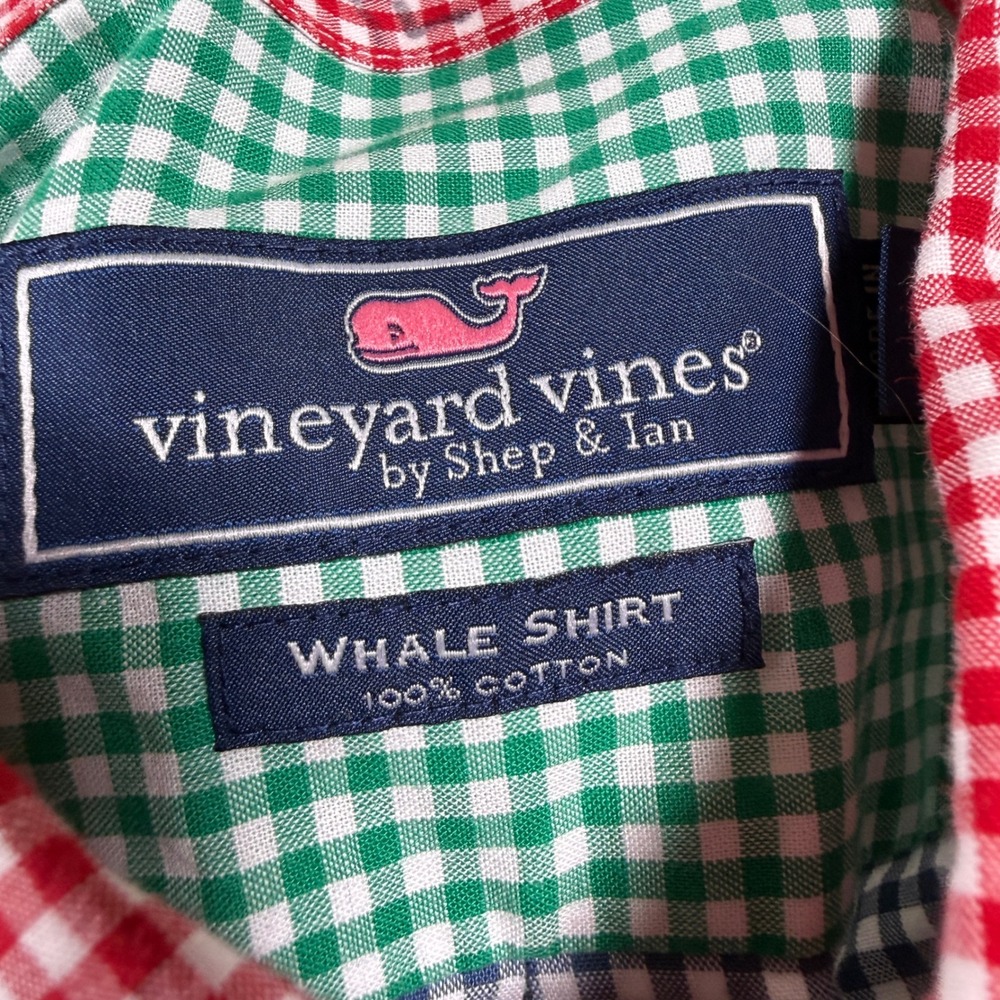 NEW 3 PACK Vineyard Vines Button Up L/S Boys L Multicolor Gingham Plaid Stretch - Picture 2 of 16